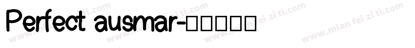 Perfect ausmar字体转换
